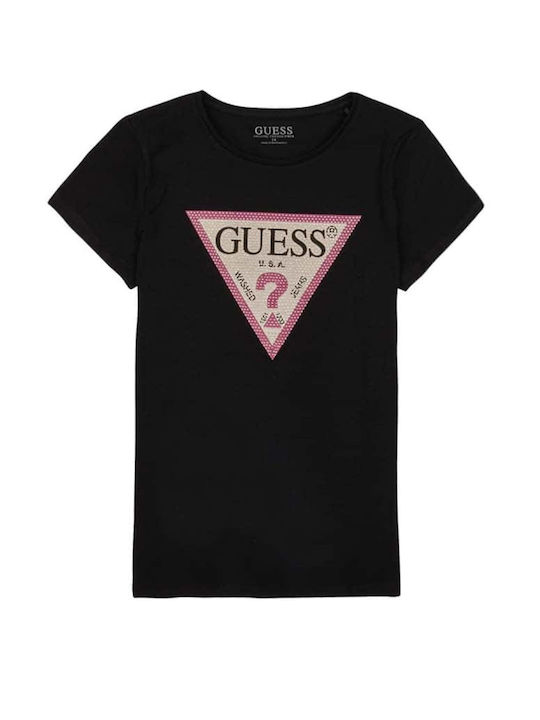 Guess Kids' T-shirt Black