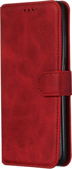 Cc9 Pro Classic Calf Texture Horizontal Buchen Sie Synthetisches Leder Rot (Xiaomi Mi Note 10 / Mi Note 10 Pro)