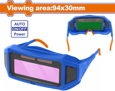 Wadfow Welding Glasses with 94x30mm Visual Field