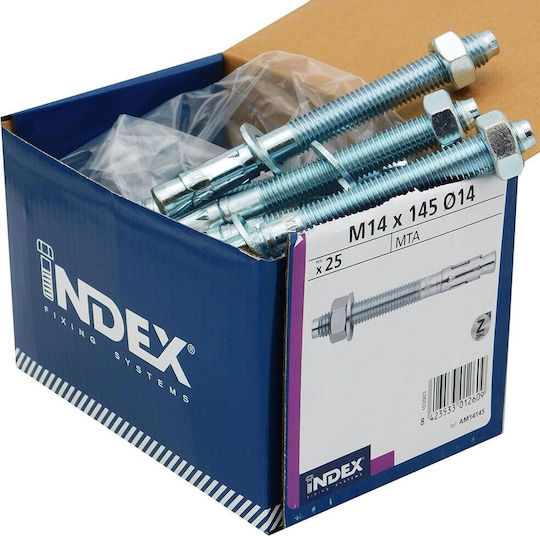 Index Schraubanker Metall 10x90mm 100Stück