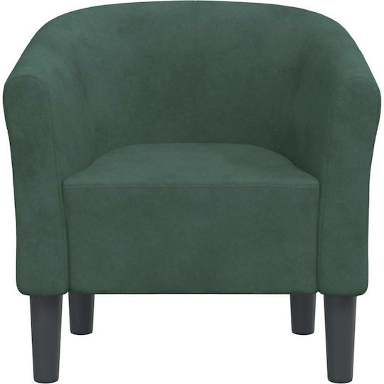Armchair Dark Green 70x56x68cm