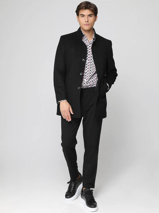 Makan Men's Coat Black