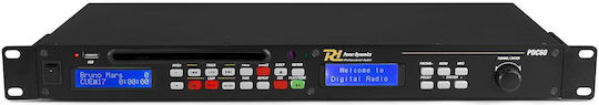 Power Dynamics Rack CD Player PDC-60 DAB+ 1U with DAB+ / FM Receiver