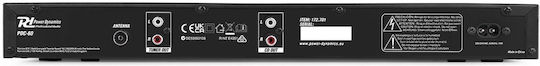 Power Dynamics Rack CD Player PDC-60 DAB+ 1U with DAB+ / FM Receiver