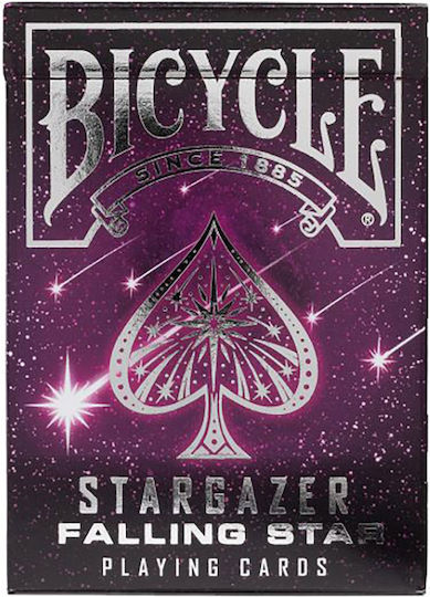 Bicycle Stargazer Collectable Plastic Playing Cards for Poker Purple