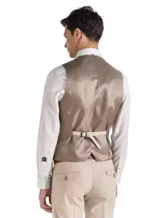 Monte Napoleone Men's Vest Beige