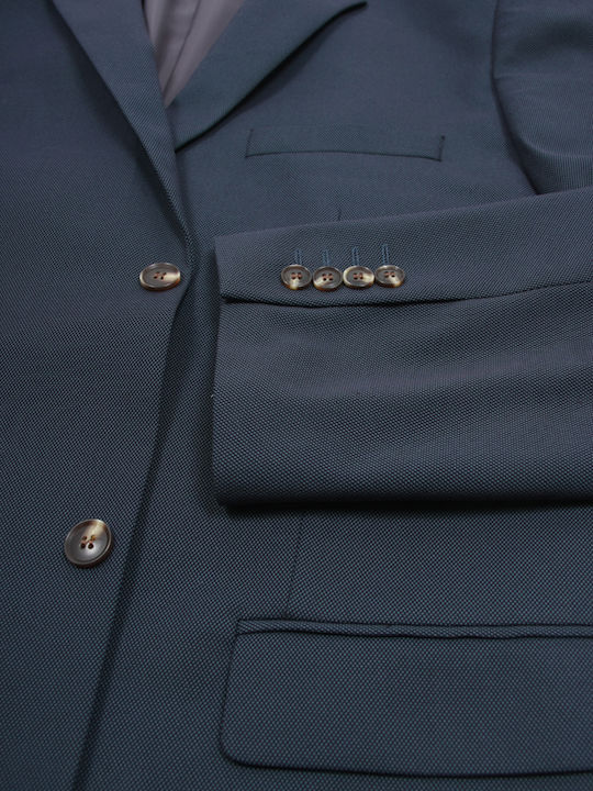 Men's Winter Suit Jacket Petrol.