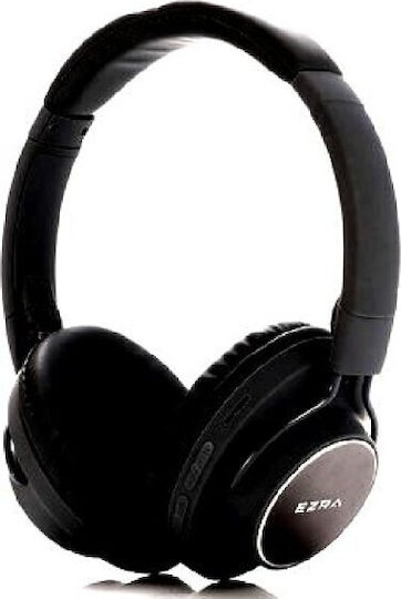 Ezra BW73 Fără fir Bluetooth Over Ear Căști cu Radio Negre