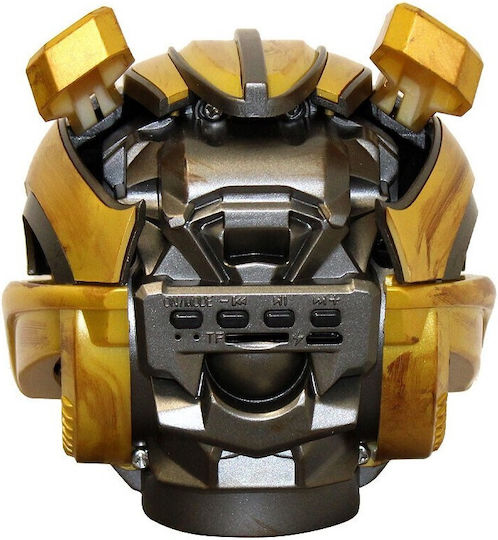 Bumblebee Ηχείο Bluetooth 3W με Ραδιόφωνο και Διάρκεια Μπαταρίας έως 6 ώρες Bumblebee Yellow