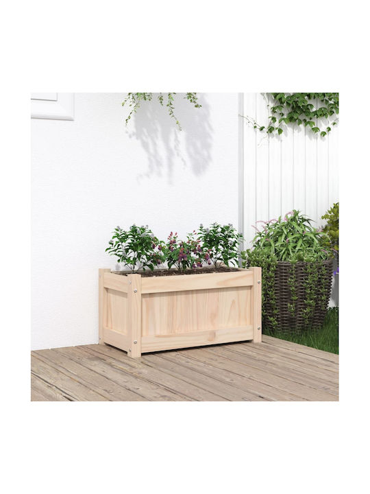 vidaXL Planter Box Lemn Bej 60x31x31cm.