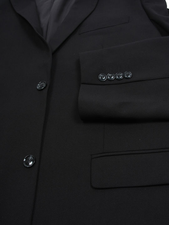Мъжки Костюм Black
