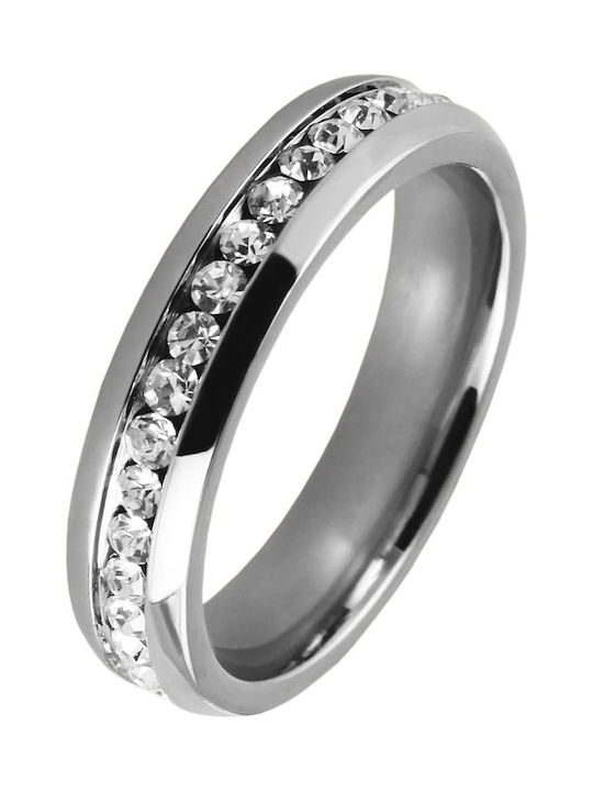 Akzent Women's Ring from Steel