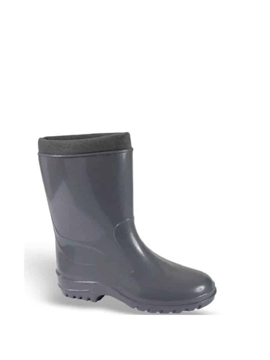 GaFashion Women's Fur Lined Wellies Gray