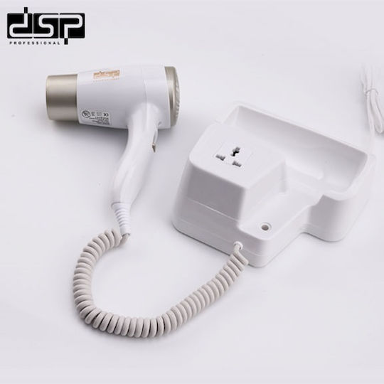 DSP White Hotel Hair Dryer 1.5kW