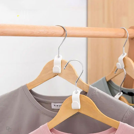 ikonka Clothes Hanger White KX5127 10pcs