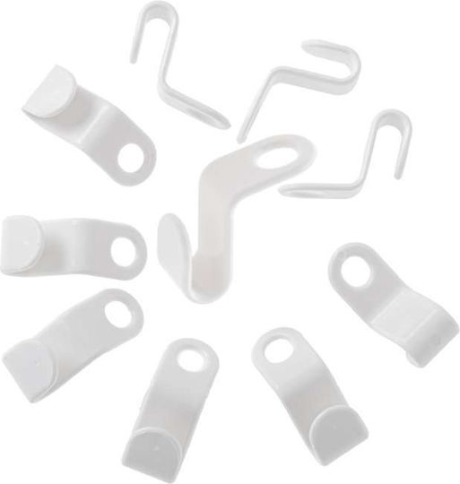 ikonka Clothes Hanger White KX5127 10pcs