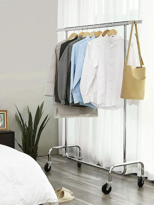 Songmics Cuier de podea Gri 110x55x160cm