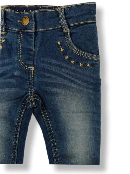 Trendy Shop Pantaloni copii din denim blue-jean albastru