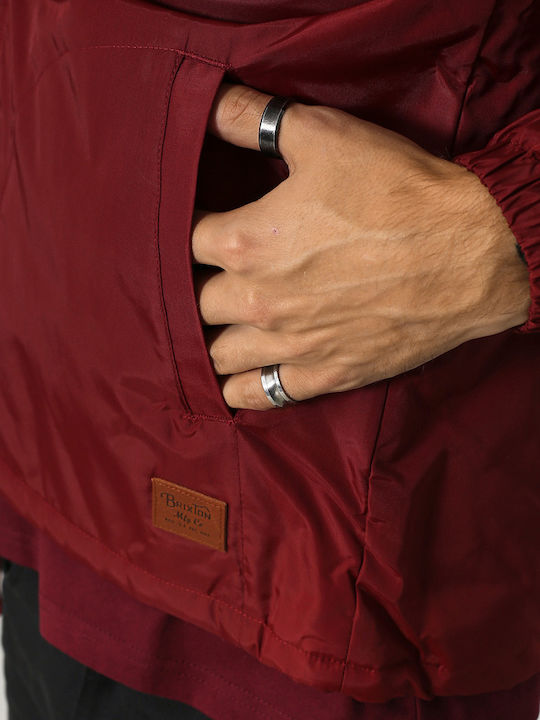 Brixton Men's Winter Jacket Waterproof Red