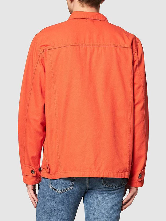 Armor Lux Herren Winter Jacke Lässig Orange