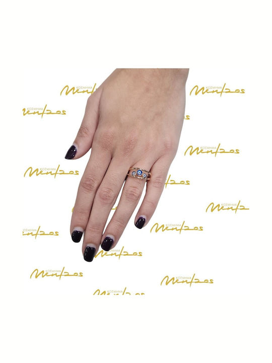 Mentzos Дамски Пръстен от Розово злато 14K