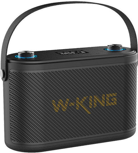 W-King W-King Karaoke Speaker with Wireless Microphones and Lighting Effects H10 Black