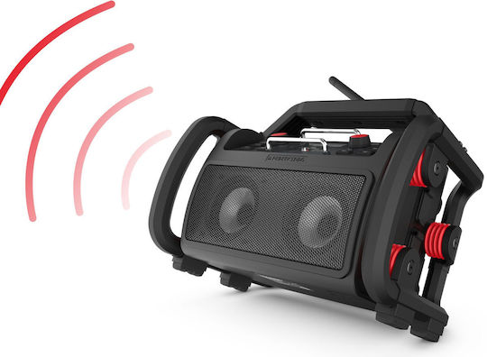PerfectPro Rockpro Настолен Радиоприемник Акумулаторен DAB+ с Bluetooth и USB Черен