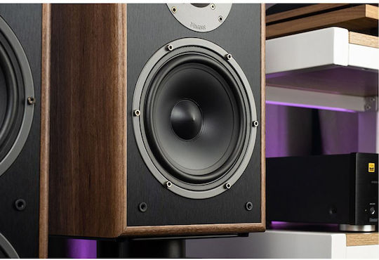 Magnat Monitor S30 Ζεύγος Ηχείων Hi-Fi Βιβλιοθήκης 100W 2 Δρόμων Π21.5xΒ27xΥ35.4εκ. Καρυδιά / Καφέ