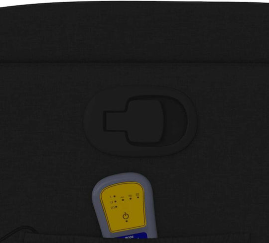 Relaxsessel Friseurwaschbecken mit Fußhocker Black 77x94.5x100cm