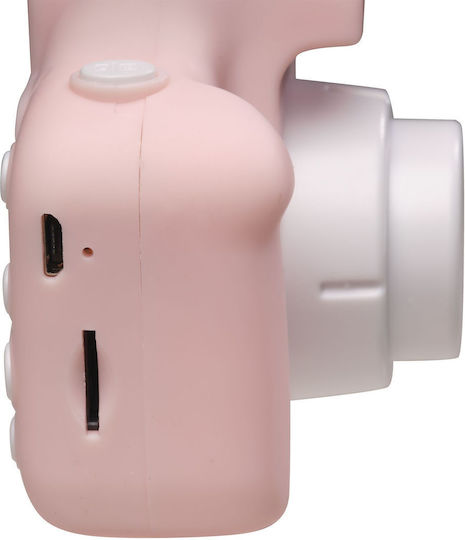 Denver KCA-1340 Compact Φωτογραφική Μηχανή 40MP με Οθόνη 2" και Ανάλυση Video 1920 x 1280 pixels Ροζ