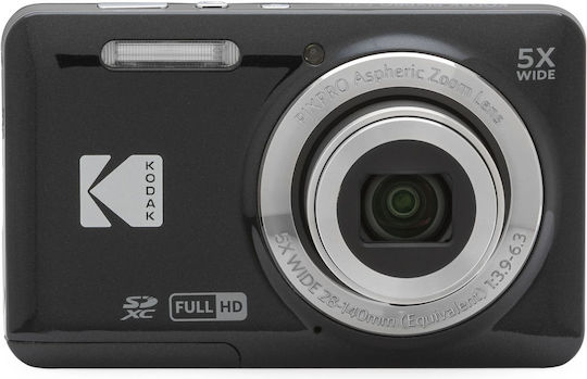Kodak Pixpro FZ55 Compact Camera 16MP Optical Zoom 5x Black