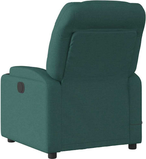 Relaxsessel Friseurwaschbecken mit Fußhocker Dark Green 74x89x100cm