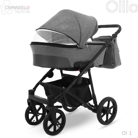 Camarelo Olio Adjustable 2 in 1 Baby Stroller Suitable for Newborn Navy Blue