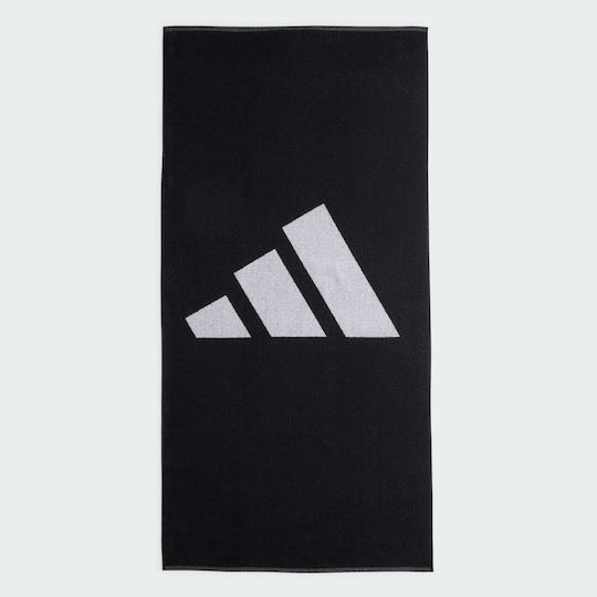 adidas Πετσέτα Θαλάσσης Βαμβακερή Μαύρη 140x70εκ.