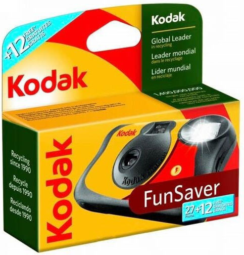 Kodak Fun Saver Camera Single Use Multicolor