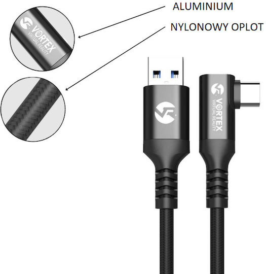 Vortex Virtual Reality USB 3.2 Cable USB-C male - USB-A 3m VVR.K3M2.CO.OQ2.USB.A.2022