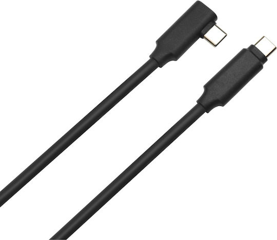 Vortex Virtual Reality USB 3.1 Cable USB-C male - USB-C Μαύρο 5m VVR.5M.FIBER.QUEST.LINK.CABLE.USB.C.3.2