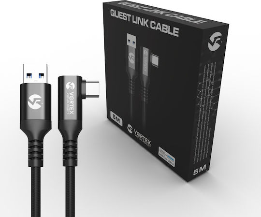 Vortex Virtual Reality USB 3.2 Кабел USB-C Мъжки - USB-A 5м VVR.K5M3.CO.OQ2.USB.A.2022
