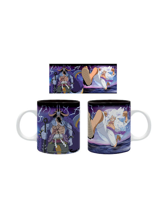 Abysse One Piece Mug Luffy Vs Kaidou Mug Ceramic Multicolored 320ml