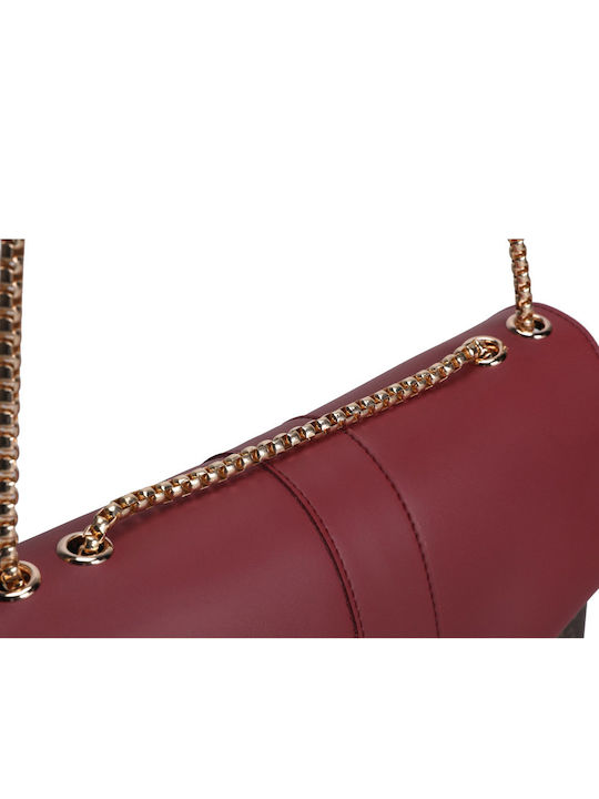 Damentasche Schultertasche Black / Bordeaux