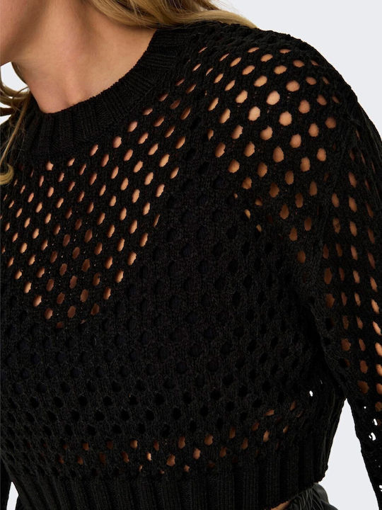 Damen Bluse Langärmelig Black