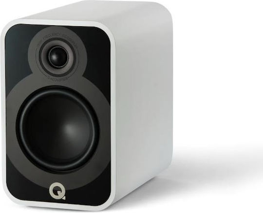 Q-Acoustics 5020 Pair of Hi-Fi Speakers Bookself W18xD29.3xH28.4cm. White