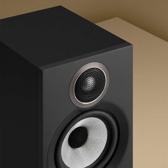 Bowers & Wilkins 607 S3 Pair Of Passive Hi-Fi Bookshelf Speakers 100W 2-Way 16.5Lx23.5Wx30H cm Black