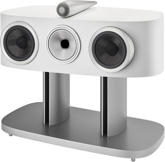 Bowers & Wilkins HTM82 D4 Ηχείο Hi-Fi Κεντρικό 200W 3 Δρόμων Π71.5xΒ36.9xΥ28.9εκ. Λευκό