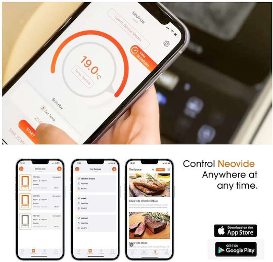 The Space Neovide Closed Type Sous Vide Machine 0.7kW NSV100