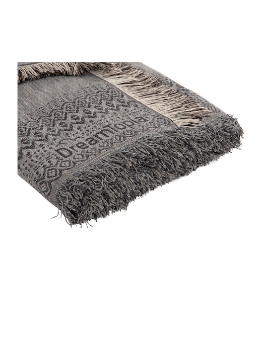Freebox Dreamtopia Armchair Throw Chenille 245x170cm Gray