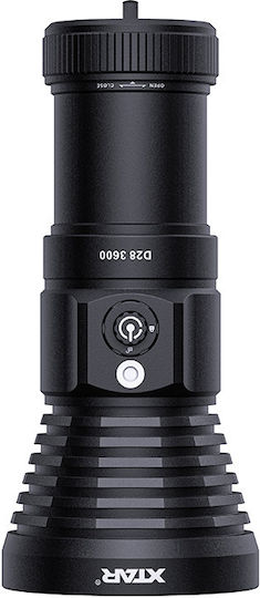 XTAR D28 Φακός Κατάδυσης LED με Φωτεινότητα 3600lm για Βάθος έως 550m