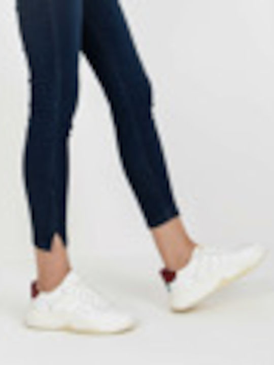 Women's Jean Trousers Push Up in Skinny Fit Navy Blue.