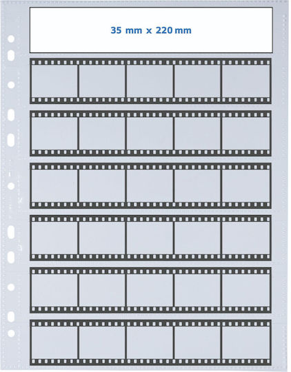 Herma Negative Pockets PP Clear 100 Sheets/5-Strips Αξεσουάρ Φωτογραφικής Μηχανής