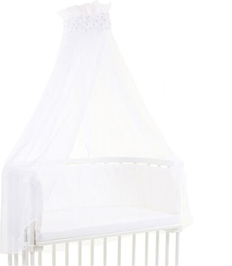 Babybay Mosquito Net Crib Tulle 100311 White